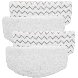 Vacurama Premium Microfiber Steam Mop Pads for Bissell PowerFresh Series 1940, 1940A, 1940Q, 1940W, 19404, 1544A, 2075A, 1440, 1806, 5938, 19408. Replacement for part number 5938, 203-2633, 160-6668, 160-6669 (4-Pack).