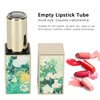 3pcs DIY Magnetic Snap Empty Lipstick Tube Refillable Lip Balm
