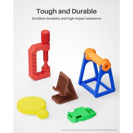 ELEGOO PETG Filament 1.75mm Gray 1KG, 3D Printer Filament Dimensional Accuracy +/- 0.02 mm, 1kg Spool(2.2lbs) Fits for Most FDM 3D Printers