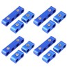 12Pcs Braided Engine Spark Plug Wire Hose Separator Clamp Fitting