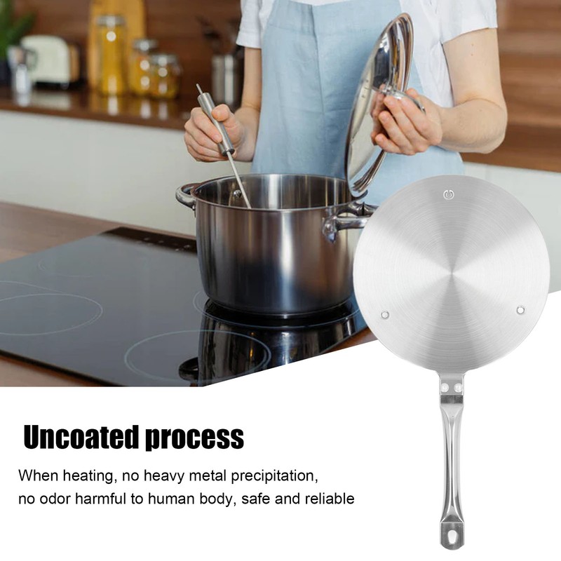 Heat Diffuser Induction Plate with Handle Kitchen Induction Cooker Adapter