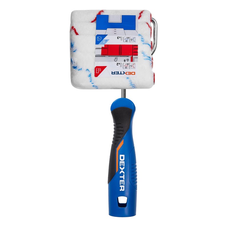 DEXTER - Set of 5 mini paint roller and handle