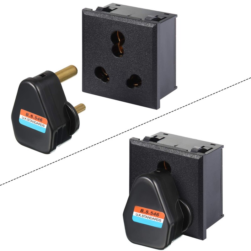 5 Amp Round Pin Plugs Mains Plug 3 Pin Lighting