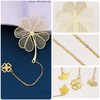 4 Pcs Metal Leaf Bookmarks with Chain Graduation Gift Teacher