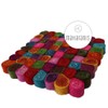 Maharanis Felt Trivet 20 cm Handmade Pure Wool Heat Resistant