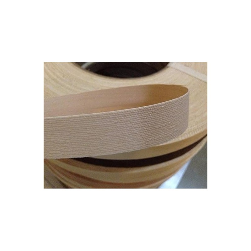 Pre Glued Iron on Melamine Graphite Edging Tape 22mm wide