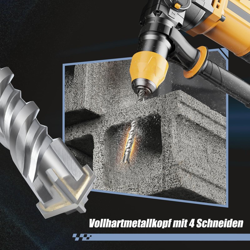 SDS Max Drill Bit 26 x 380 mm, Concrete Drill