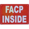 FIRE ALARM CONTROL PANEL INSIDE SIGN- FACP inside SIGN (