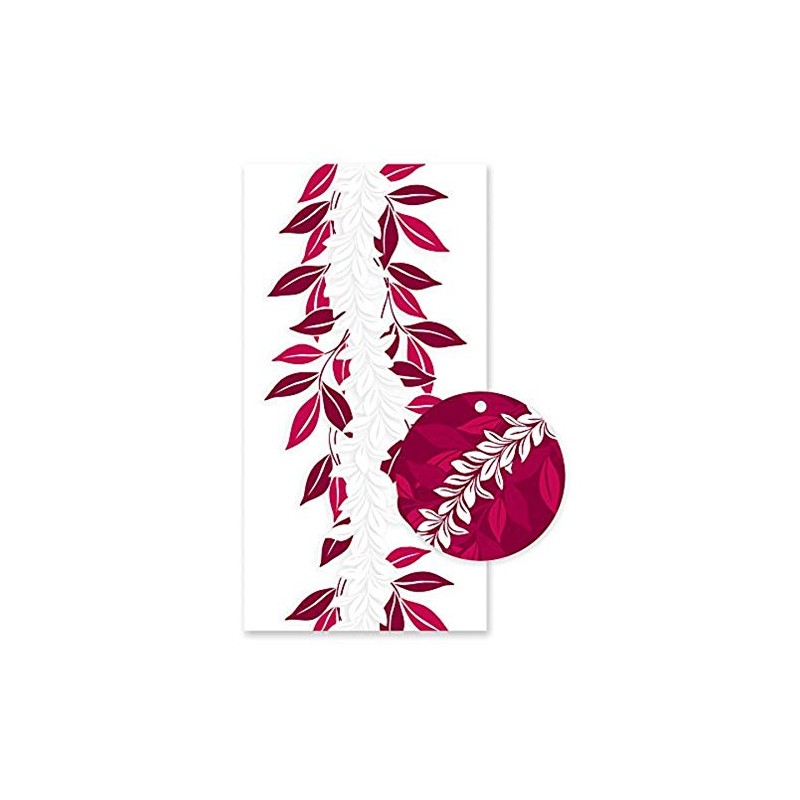 Island Heritage Hawaiian Candy Lei Kit Maile Maroon