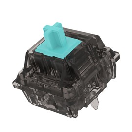 DUROCK Linear Switches, Robin Blue Stem L5 Linear Switch 67g, 5 Pins Smooth Lubed Switches for Mechanical Keyboards (DUROCK L5 Smokey, 90pcs)