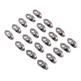 Boot Eyelet Repair Kit Boot Lace Hook Repair Kit Alloy 20Pcs Set Boot Hooks Lace Fittings with Rivets for Repair Camp Hike Climb Accessories