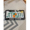 plate frame COMBAT VETERAN Black License Plate Frame Cover, Frame,