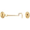 Merriway BH02549 Solid Brass Silent Cabin Door Hook and Eye