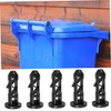 LABRIMP 6pcs Plastic Trash Can Lid Shafts Bolts for Wheelie