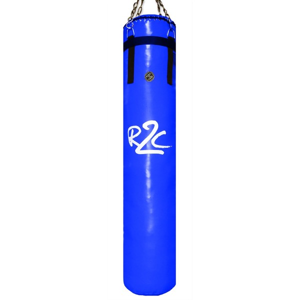 Ring to Cage Muay Thai Banana Heavy Bag - Blue - Unfilled for Muay Thai, MMA, Kickboxing, Boxing