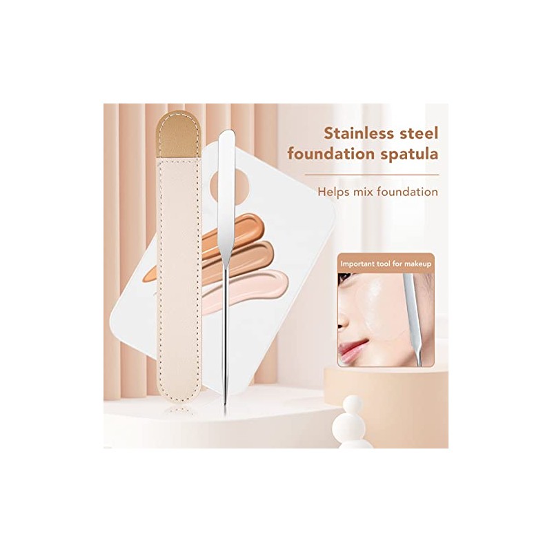 Espátula de Base, Espátula de Maquillaje Coreana, Espátula de Maquillaje