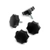 Design61 Set of 4 Star Grip Handwheel M8 x 20