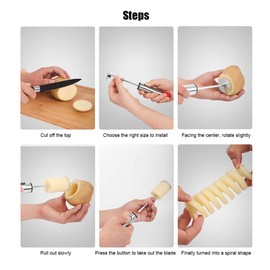 Hapivida Vegetable Digging Rotating Drill Stainless Steel Fruit Veg Corer Kitchen Tool for Food Salad Making DIY Red