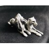 2 Pewter Lion Lioness Noah’s Ark Tiger King the Jungle