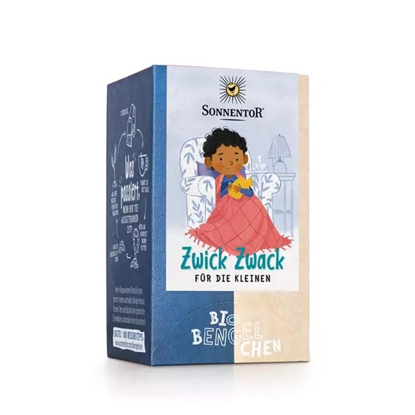 SONNENTOR Zwick Zwack Bio-Kräuter-Gewürzteemischung 21,6g 18x1,2g Doppelkammerbeutel