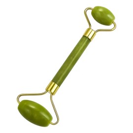 Rodillo Facial de Jade  Natural Jade Face Roller for Anti-Aging  Massage                                                                              