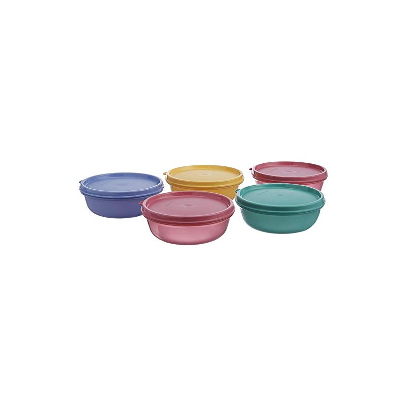 Tupin Tupperware Buddy Bowl Set, 300ml, Set of 5 (Color