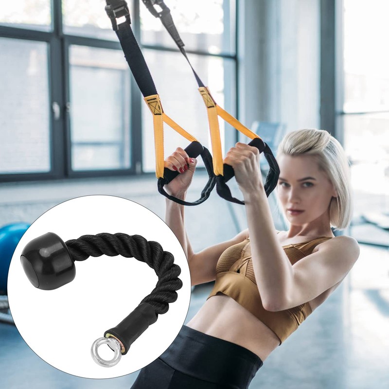 VBESTLIFE Tricep Rope Cable, Exercise Machine Attachments Pulley System Gym