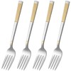 Dinner Forks Set of 4 Stainless Steel Salad Forks Silverware