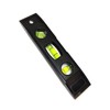 Wumio Plastic Level Level Level with Rubber Magnet, 3-Way Horizontal