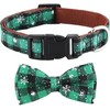 Asvin Christmas Dog Collar, with Bow tie Collar, Soft, Comfortable