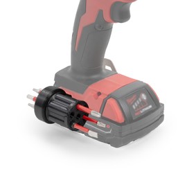 Atlas M18 Hex Bit Holder for Milwaukee Impacts Drivers - Drill Bit Organizer, Storage on both sides of Power Drill (Left & Right)