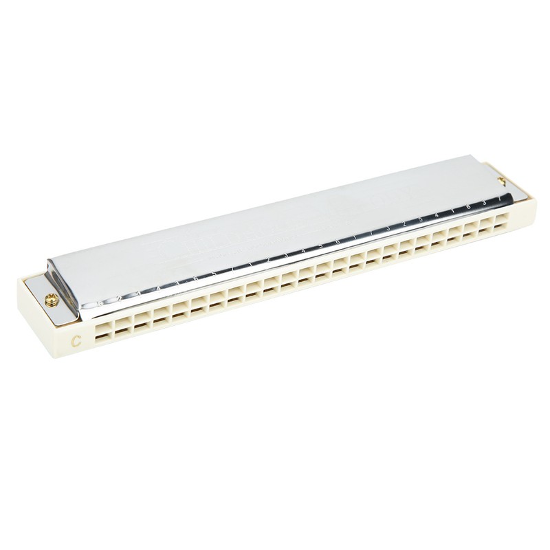 Professional Mouthorgan Harmonica Diatonic Harp C Key Stainless Steel Cover