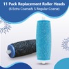 11 Pack Replacement Roller Heads for amope Pedi Perfect Refills