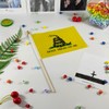 QQSD Dont Tread on Me Gadsden Small Flag Stick Mini
