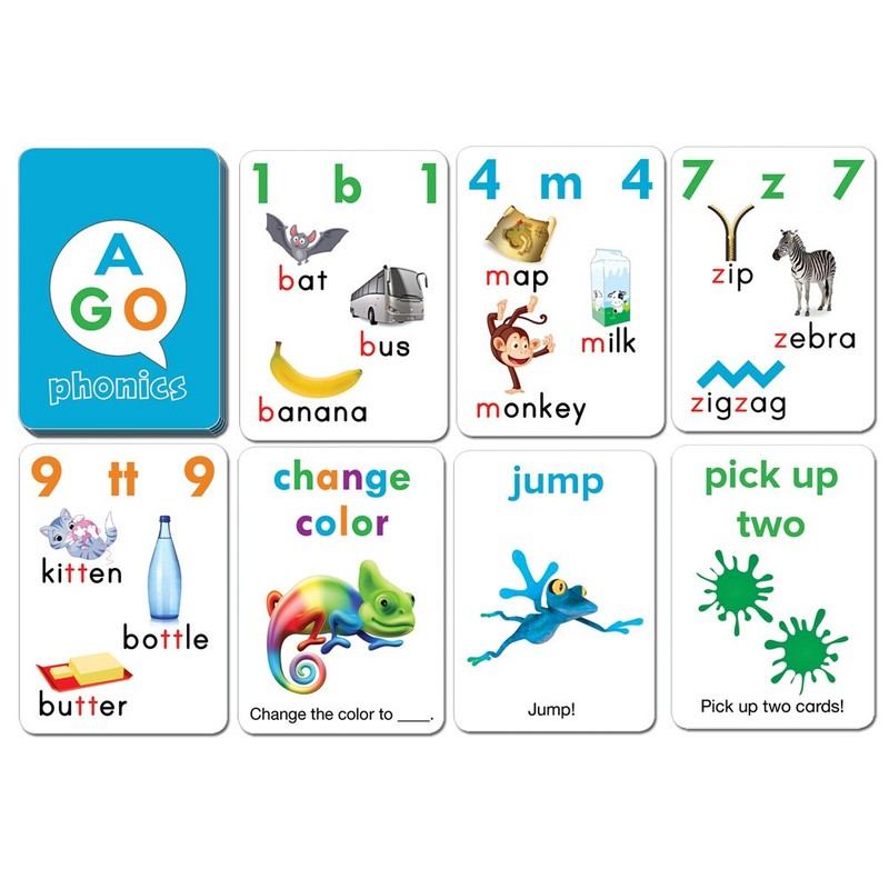 AGO Phonics 2nd Edition Aqua Level 1 Card Game