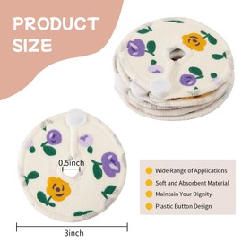 30 Packs G Tube Button Covers Gtube Button Pads Holder, Cotton Feeding Tube Pads Peritoneal Abdominal Dialysis Peg Tube Supplies Feeding Tube Supplies for Nursing Care