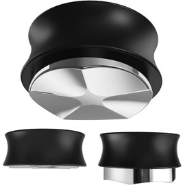 KYONANO 51mm Coffee Gravity Distribution Tool, Espresso Adaptive Distributor and Leveler Tool for 51mm Bottomless Portafilter, 304 Stainless Steel 5 Blade Base