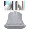 5 Inch Portable AC Exhaust Hose Coupler Window Adapter, Supports