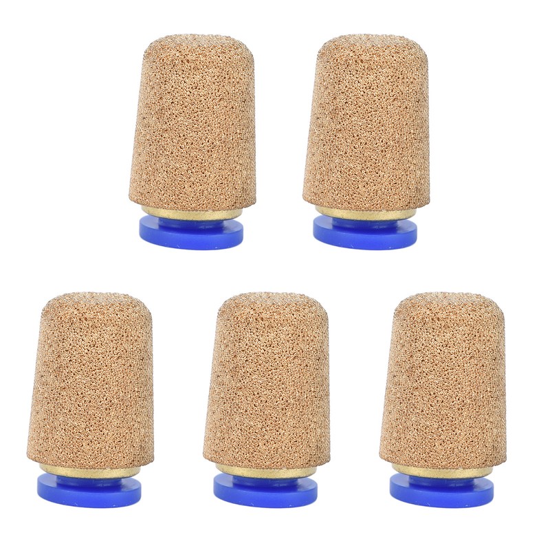 5Pcs Air Pneumatic Mufflers Exhaust Mute Silencer Noise Filter Reducer