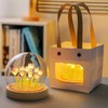 AWSOLAR Pink Tulip Lights, Tulip Lamp with 20 Flower Lamp,