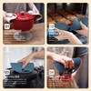 Cosamtec Silicone Trivets for Hot Dishes Heat Resistant Trivets for