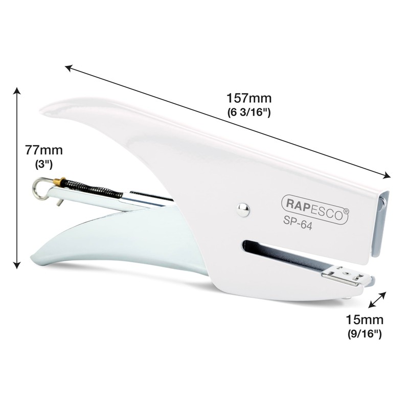 Rapesco 1381 SP-64 6/4 mm Stapling Plier - White