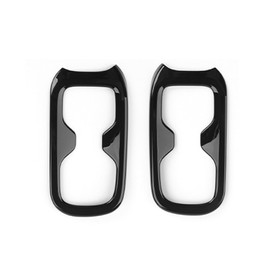 FOEVE Cup Holder for Hyundai Santa FE 2024 2025 Second Row, Automotive Cup Holders Car Rear Seat Drink Accessories for ABS 2 PCS, Black