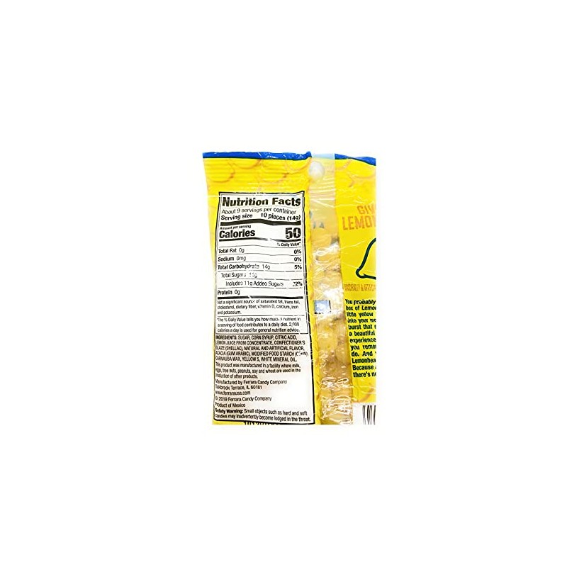 Lemonhead 4.5 OZ PEG BAG