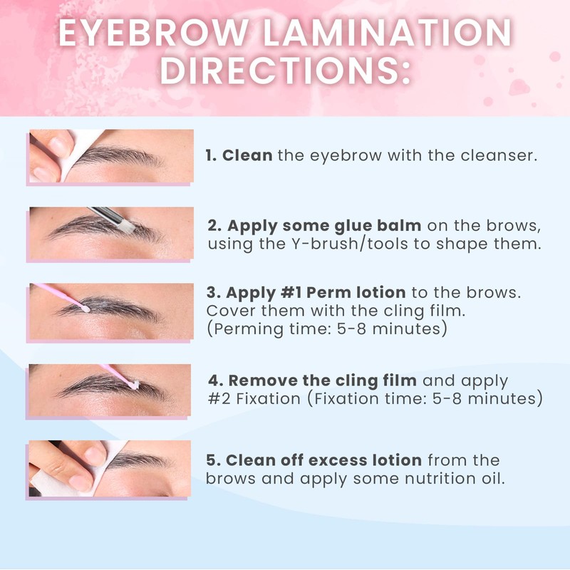 Lash Lift Kit + Brow Lamination Kit + 2-in-1 Solution