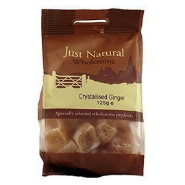 Just Natural Wholesome Crystallised Ginger 125g
