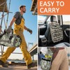 Tool Bag Roll Up, Heavy Duty Rolled Empty Tool Storage