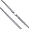 925 Sterling Silver 3mm Round Snake Chain Men 20 Inch
