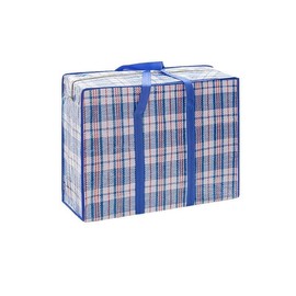 Lukeyarm Tote Bag, Eco Bag, Foldable, Large Capacity, Shopping Bag, Plastic Bag, Zipper Included, Big Size, Shopping Bag, Handbag, blue