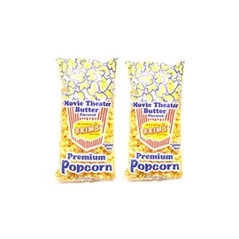 Brim's Butter-Flavored Movie Theater Premium Popcorn, Gluten Free 8 oz. Bags (TOTAL- 2) Bags, 8.0 ounces, 4.0 Ounce